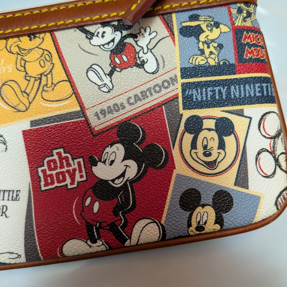 Dooney & Bourke Mickey Mouse Thru The Years Wristlet - Picture 6 of 11